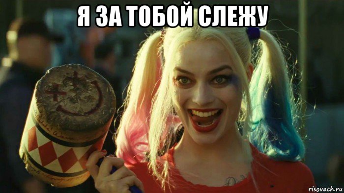 я за тобой слежу , Мем    Harley quinn