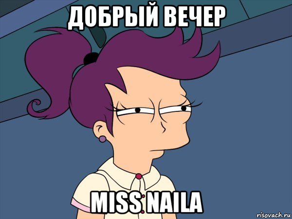 добрый вечер miss naila