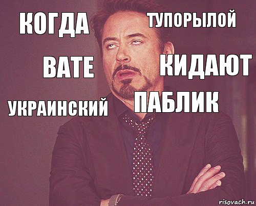 когда тупорылой украинский   паблик   Вате кидают, Комикс мое лицо