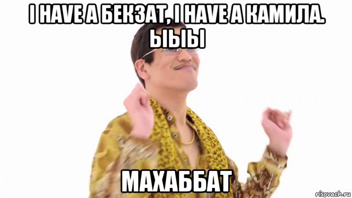 i have a бекзат, i have a камила. ыыы махаббат, Мем    PenApple