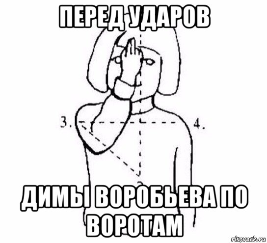 перед ударов димы воробьева по воротам, Мем  Перекреститься