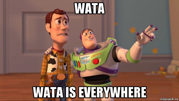 wata wata is everywhere, Мем Они повсюду (История игрушек)