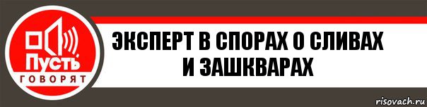 Эксперт в спорах о сливах и зашкварах, Комикс   пусть говорят