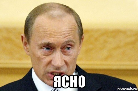  ясно, Мем путин