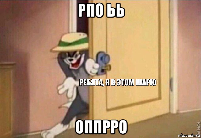 рпо ьь оппрро, Мем    Ребята я в этом шарю