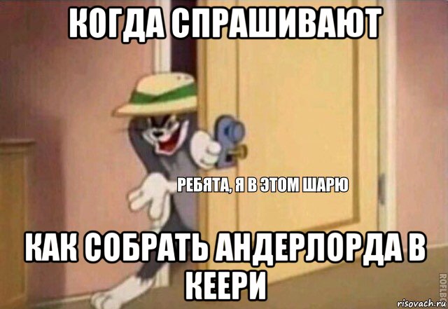 когда спрашивают как собрать андерлорда в кеери, Мем    Ребята я в этом шарю