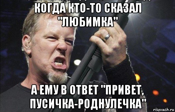 когда кто-то сказал "любимка" а ему в ответ "привет, пусичка-роднулечка", Мем То чувство когда