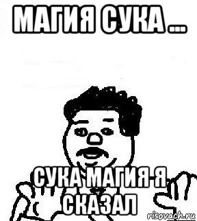 магия сука ... сука магия я сказал, Мем   воу воу палехче