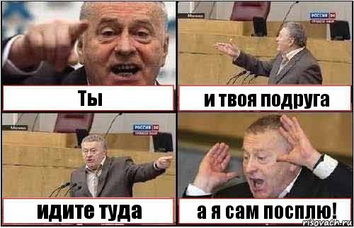 Ты и твоя подруга идите туда а я сам посплю!, Комикс жиреновский