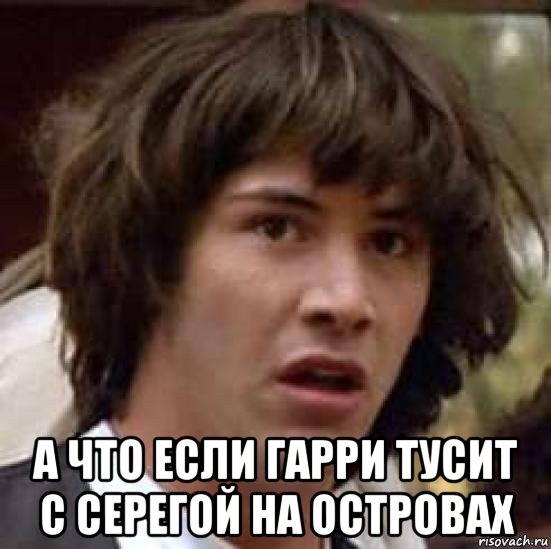  а что если гарри тусит с серегой на островах, Мем А что если (Киану Ривз)