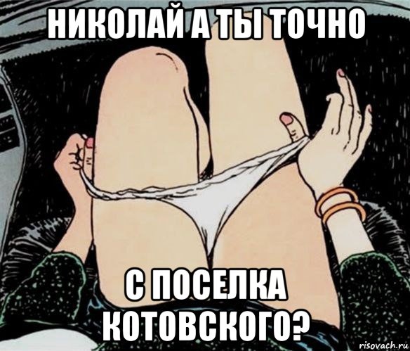 николай а ты точно с поселка котовского?, Мем А ты точно