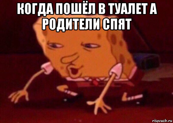 когда пошёл в туалет а родители спят , Мем    Bettingmemes