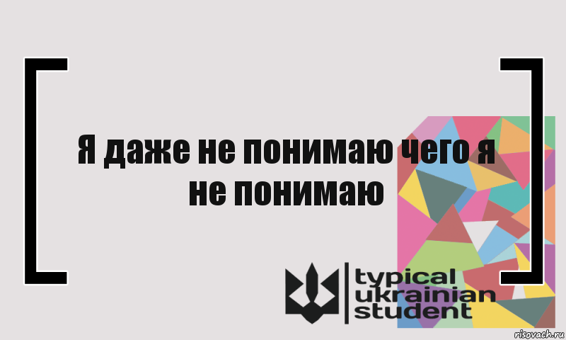 Я даже не понимаю чего я не понимаю, Комикс цитата