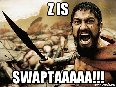 z is swaptaaaaa!!!, Мем Это Спарта