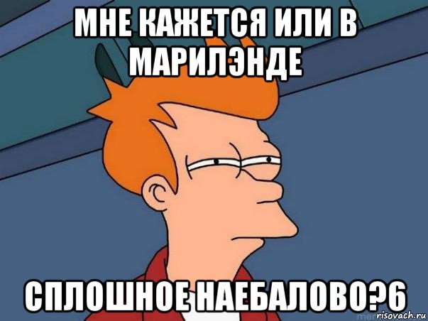 мне кажется или в марилэнде сплошное наебалово?6, Мем  Фрай (мне кажется или)