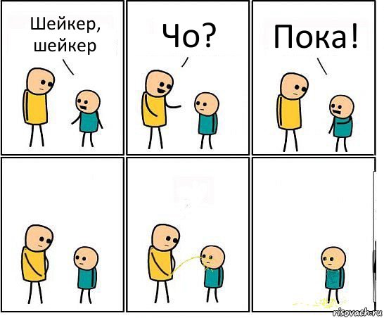 Шейкер, шейкер Чо? Пока!