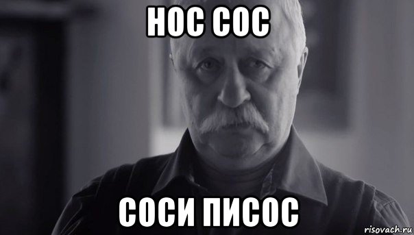 нос сос соси писос