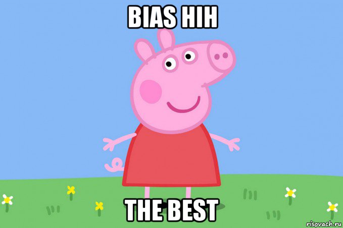 bias hih the best, Мем Пеппа