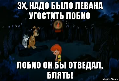 эх, надо было левана угостить лобио лобио он бы отведал, блять!, Мем Простоквашино закапывает