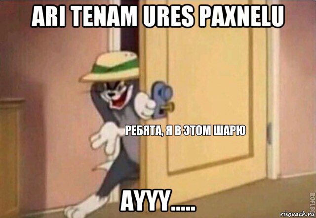 ari tenam ures paxnelu ayyy....., Мем    Ребята я в этом шарю