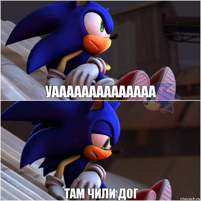 УAAAAAAAAAAAAAA ТАМ ЧИЛИ ДОГ, Комикс Sonic 1