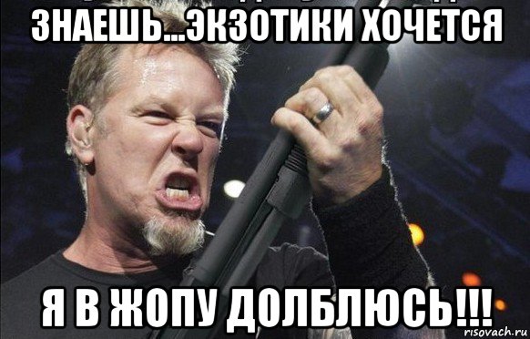 знаешь...экзотики хочется я в жопу долблюсь!!!, Мем То чувство когда