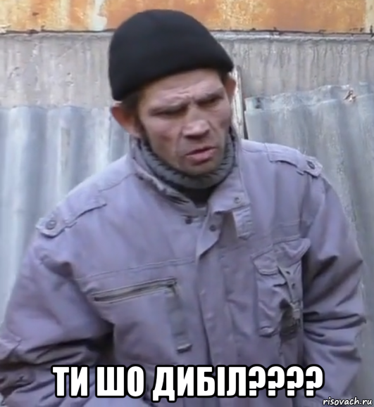  ти шо дибіл????