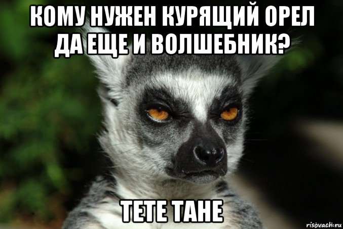 кому нужен курящий орел да еще и волшебник? тете тане, Мем   Я збагоен