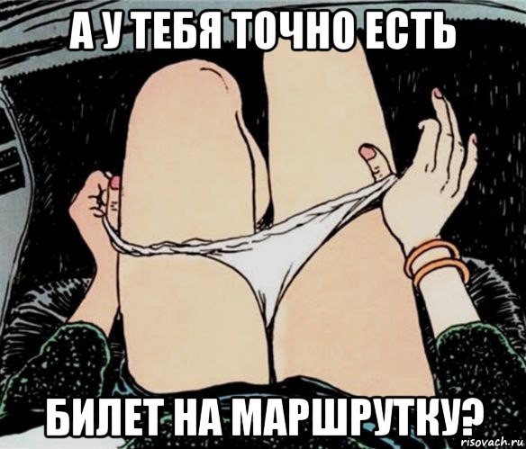 а у тебя точно есть билет на маршрутку?, Мем А ты точно