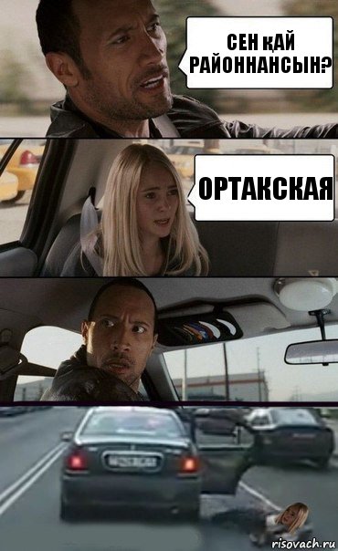 Сен қай районнансын? ортакская