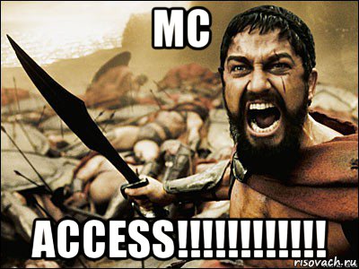 mc access!!!!!!!!!!!!, Мем Это Спарта