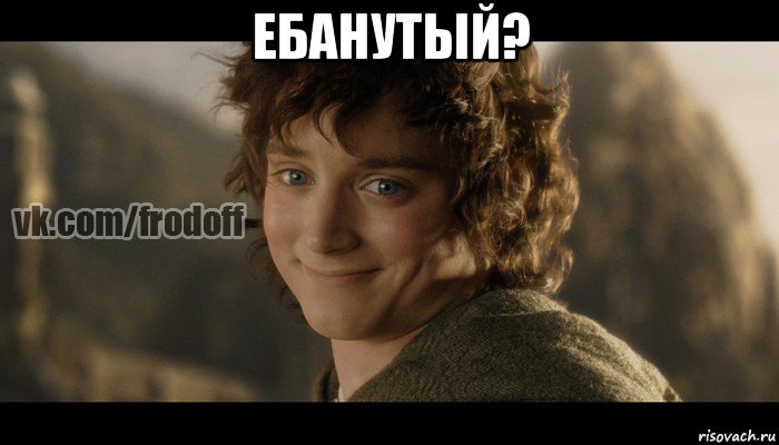 ебанутый? , Мем  Фродо