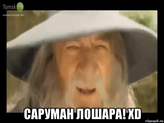  саруман лошара! xd