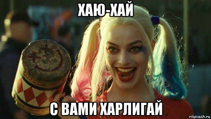 хаю-хай с вами харлигай, Мем    Harley quinn