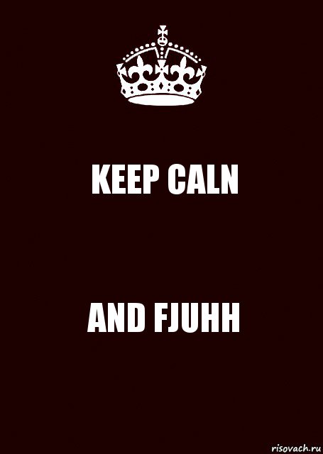 KEEP CALN AND FJUHH, Комикс keep calm