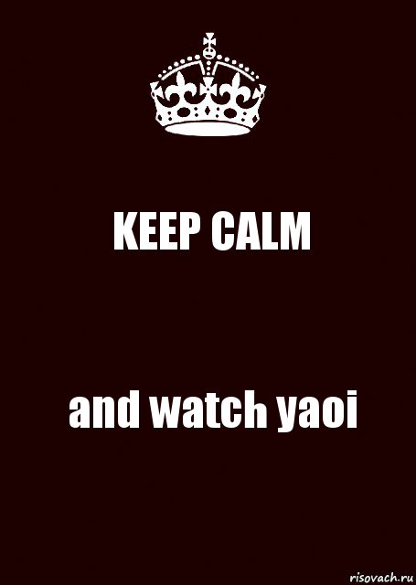 KEEP CALM and watch yaoi, Комикс keep calm