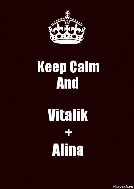 Keep Calm
And Vitalik
+
Alina