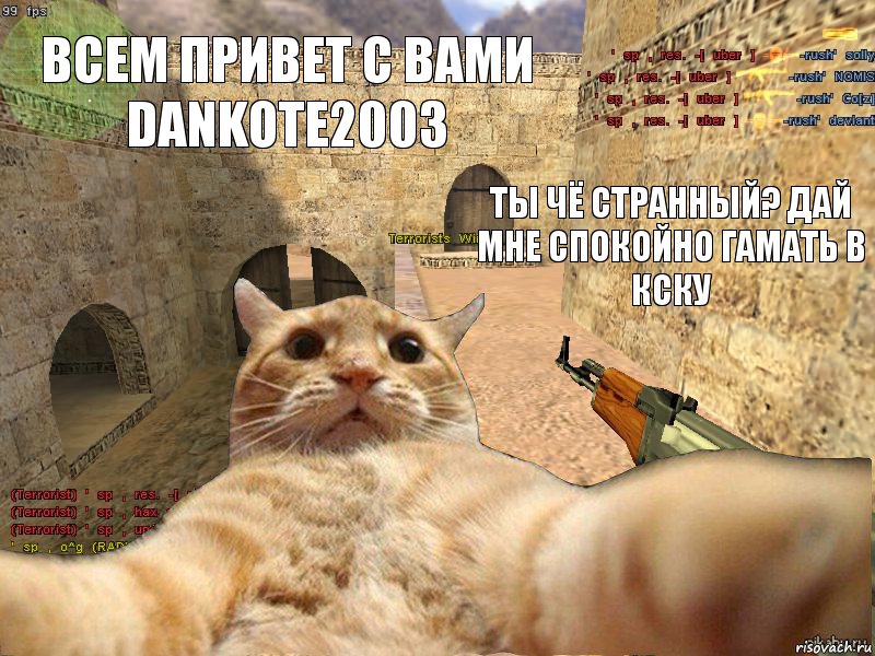 всем привет с вами DanKOTE2003 ты чё странный? ДАЙ МНЕ СПОКОЙНО ГАМАТЬ В КСКУ, Комикс  khk