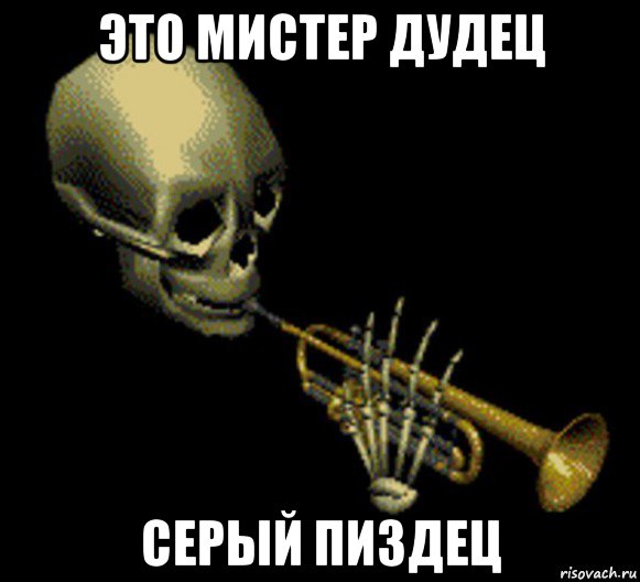 это мистер дудец серый пиздец