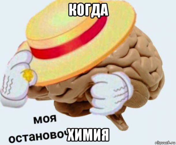 когда химия, Мем   Моя остановочка мозг