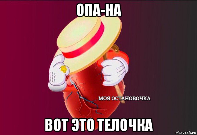 опа-на вот это телочка, Мем   Моя остановочка