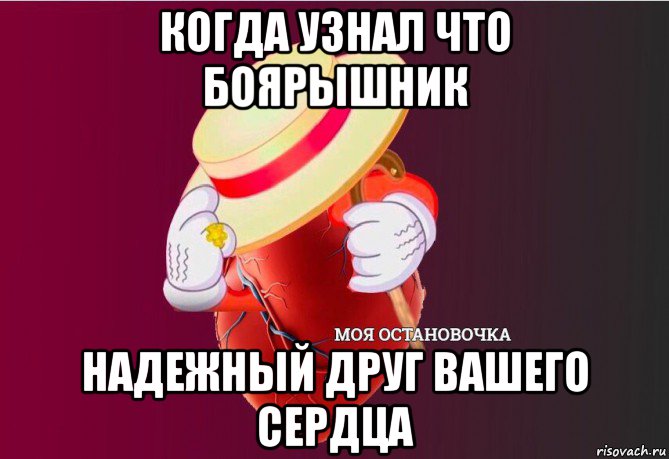 когда узнал что боярышник надежный друг вашего сердца, Мем   Моя остановочка