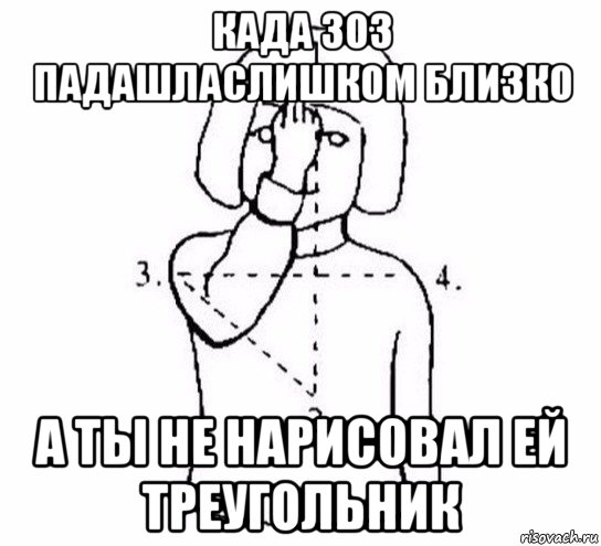 када зоз падашласлишком близко а ты не нарисовал ей треугольник, Мем  Перекреститься