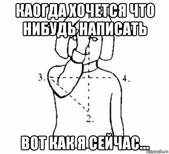 каогда хочется что нибудь написать вот как я сейчас..., Мем  Перекреститься