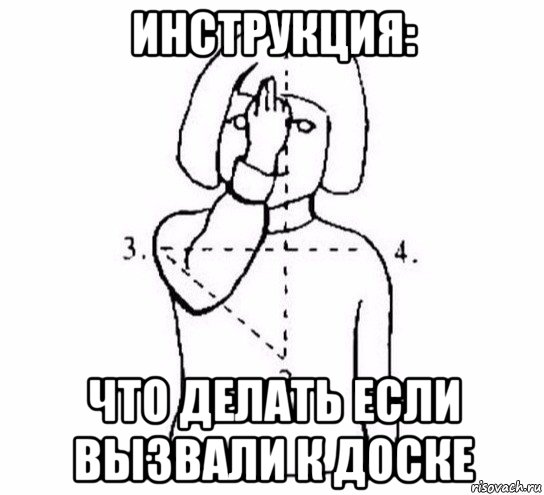 инструкция: что делать если вызвали к доске, Мем  Перекреститься