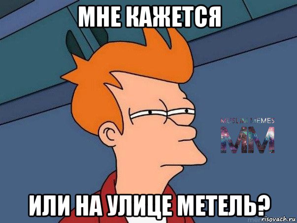 мне кажется или на улице метель?