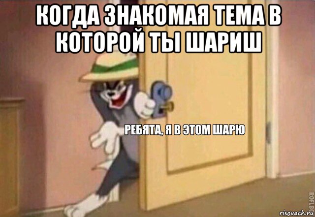 когда знакомая тема в которой ты шариш , Мем    Ребята я в этом шарю