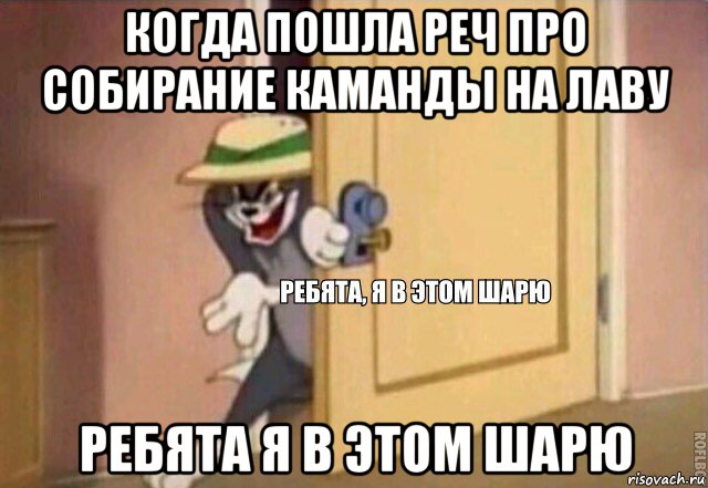 когда пошла реч про собирание каманды на лаву ребята я в этом шарю, Мем    Ребята я в этом шарю