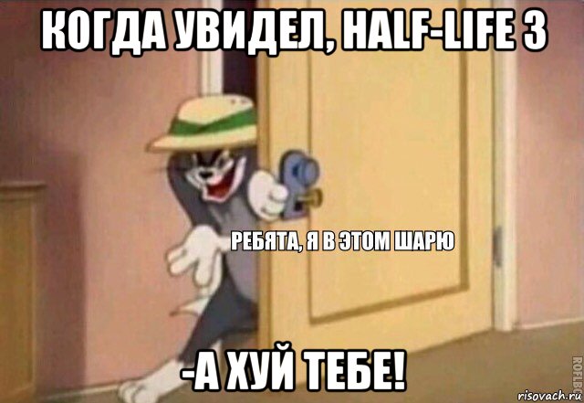 когда увидел, half-life 3 -а хуй тебе!, Мем    Ребята я в этом шарю