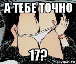 а тебе точно 17?